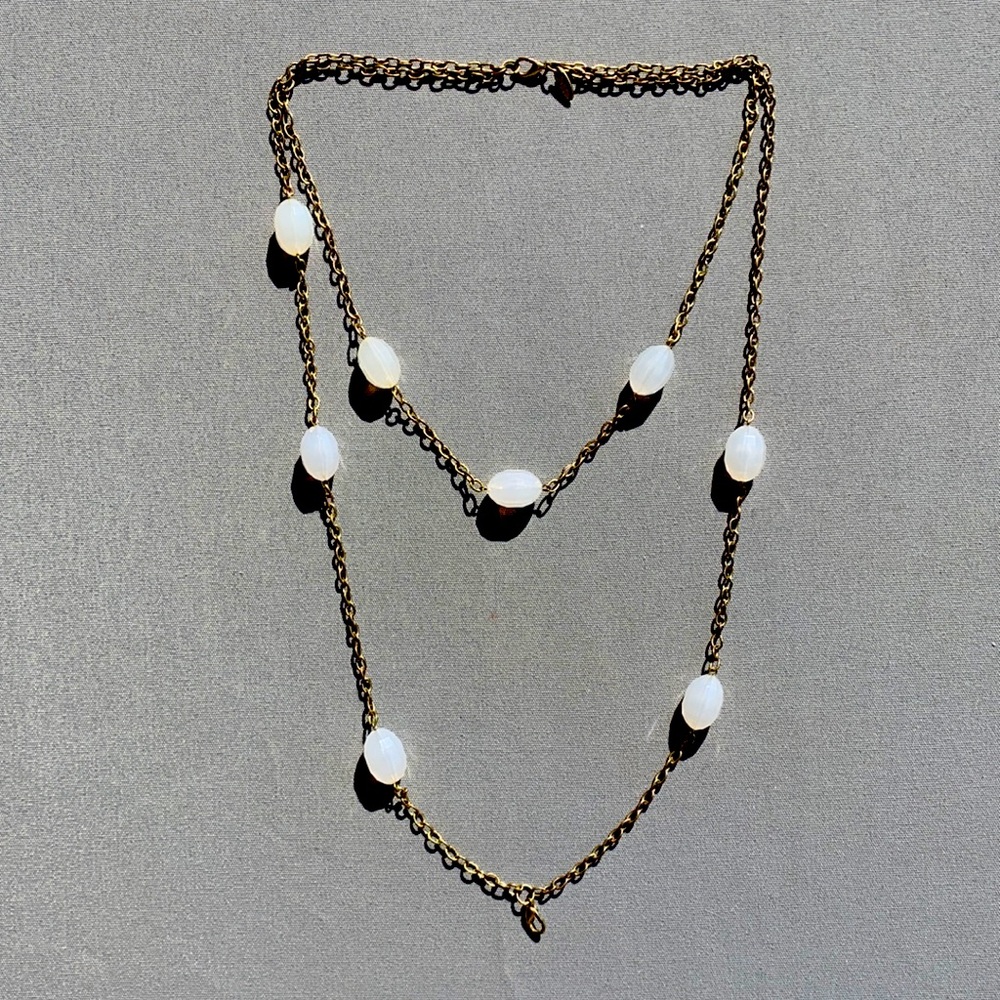 Gold/ white jewel kade chain